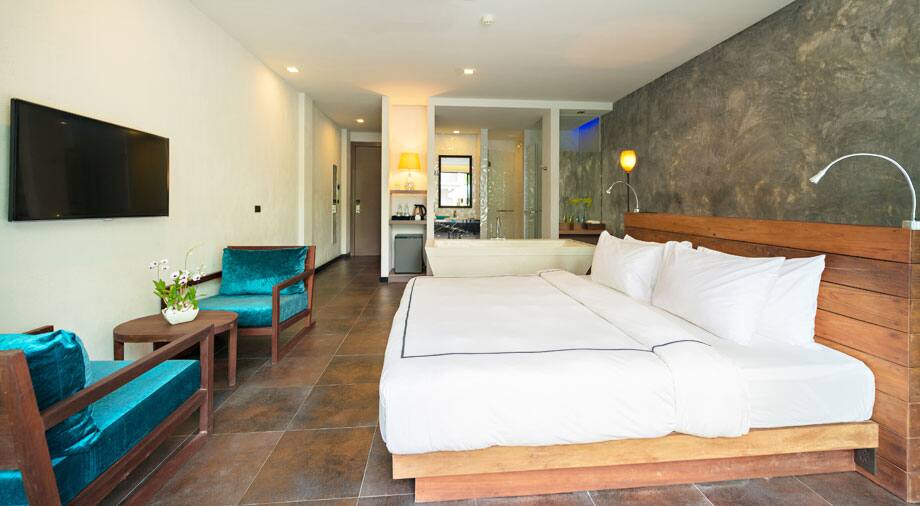 <p>Kahden hengen Romance Bay -huone</p>