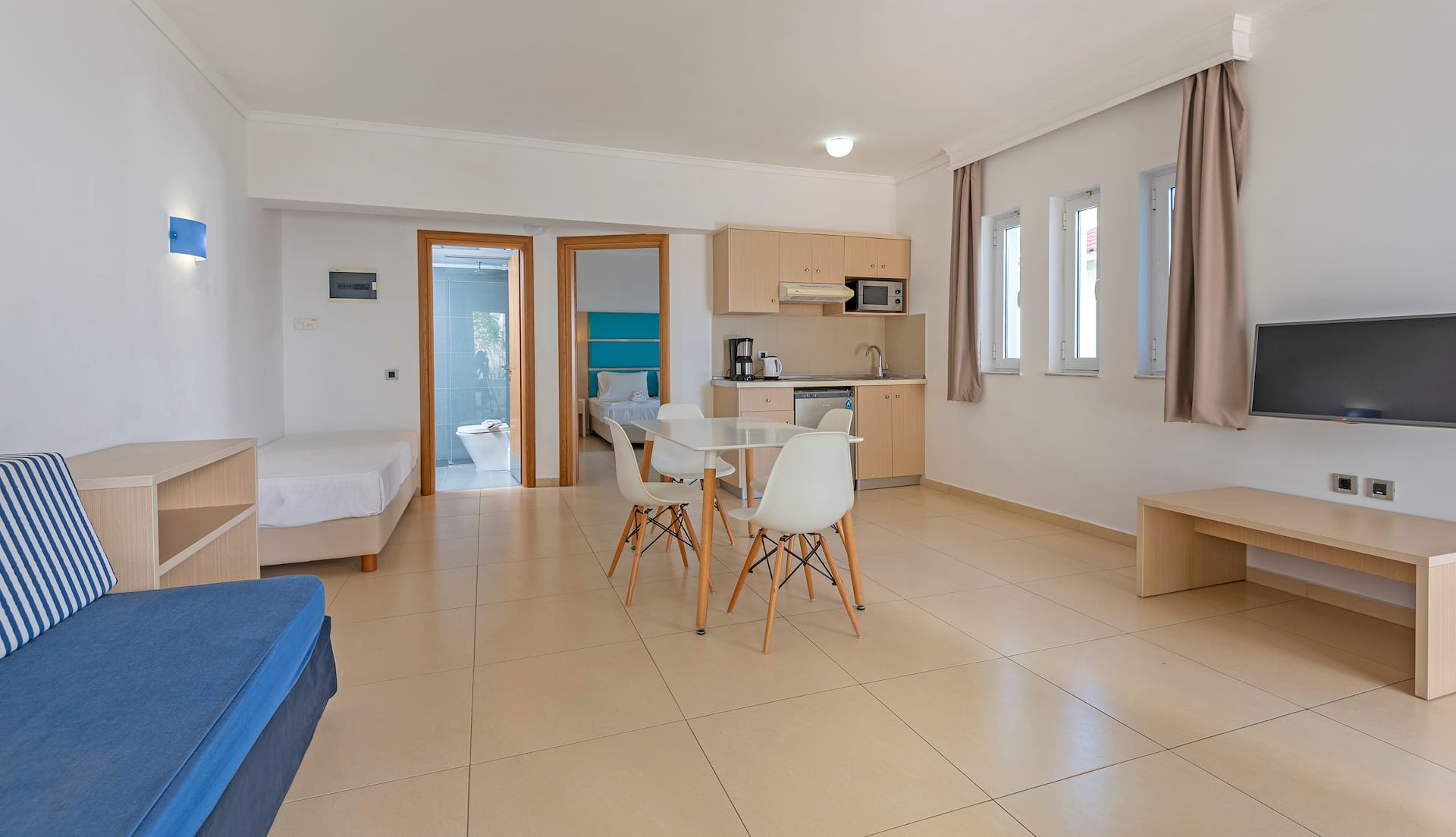 <p>Tilavampi kaksio</p>