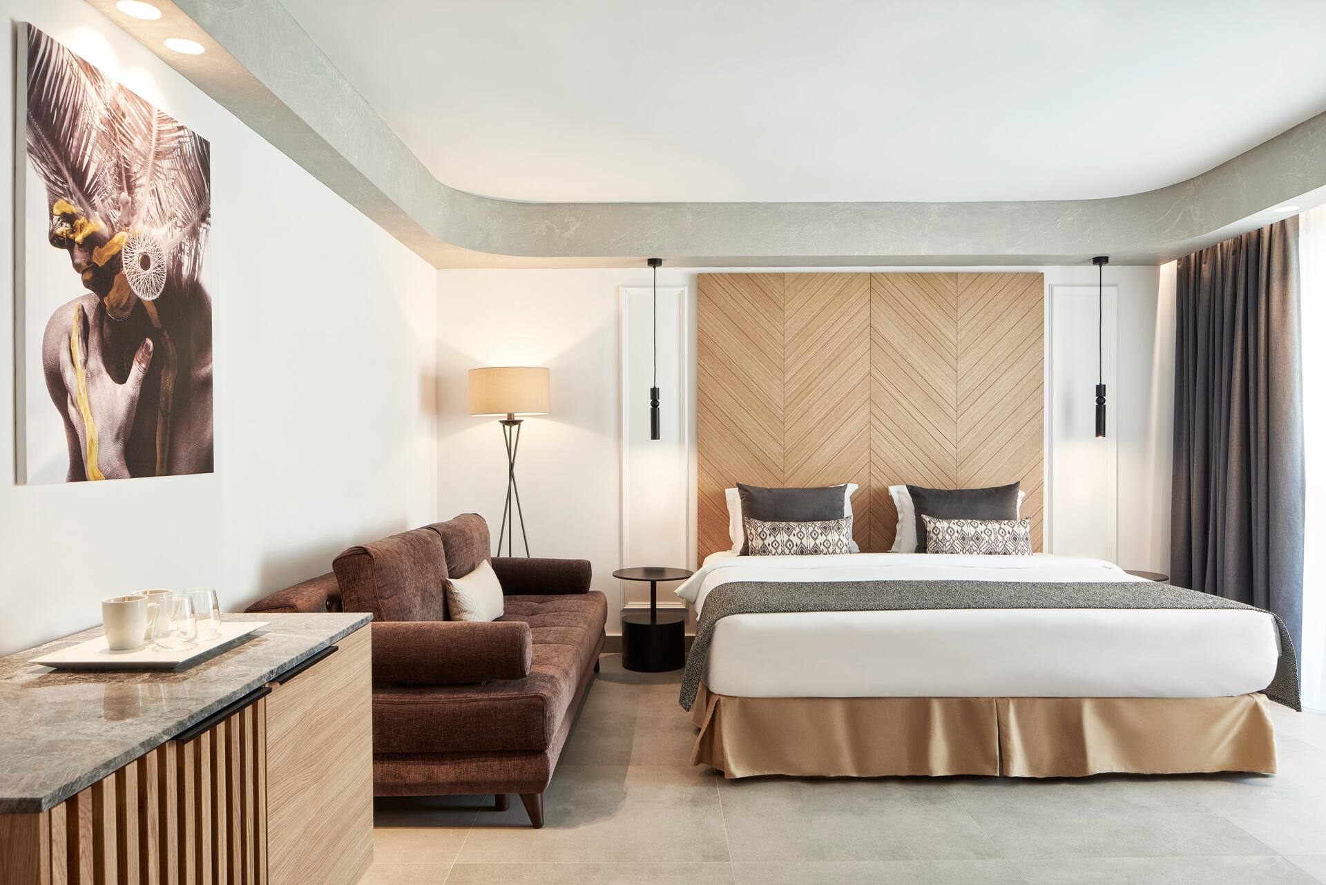 <p>kahden hengen huone, osittainen merinäköala</p>