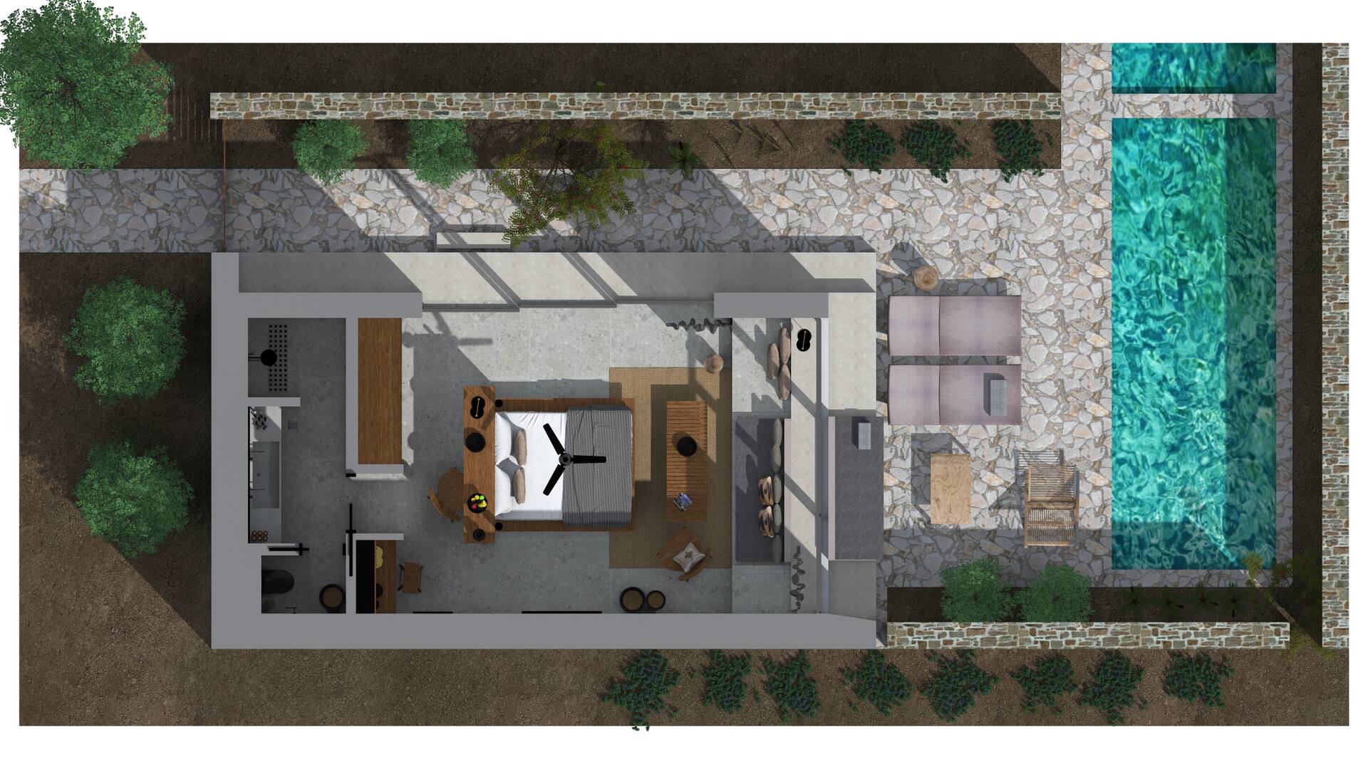 <p>Tropical Open Plan -sviitti</p>