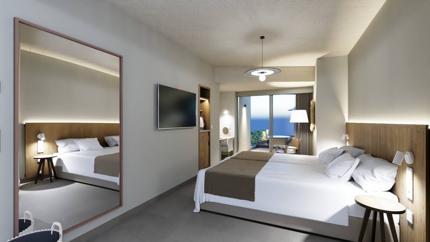 <p>Bancal Ocean -huone</p>