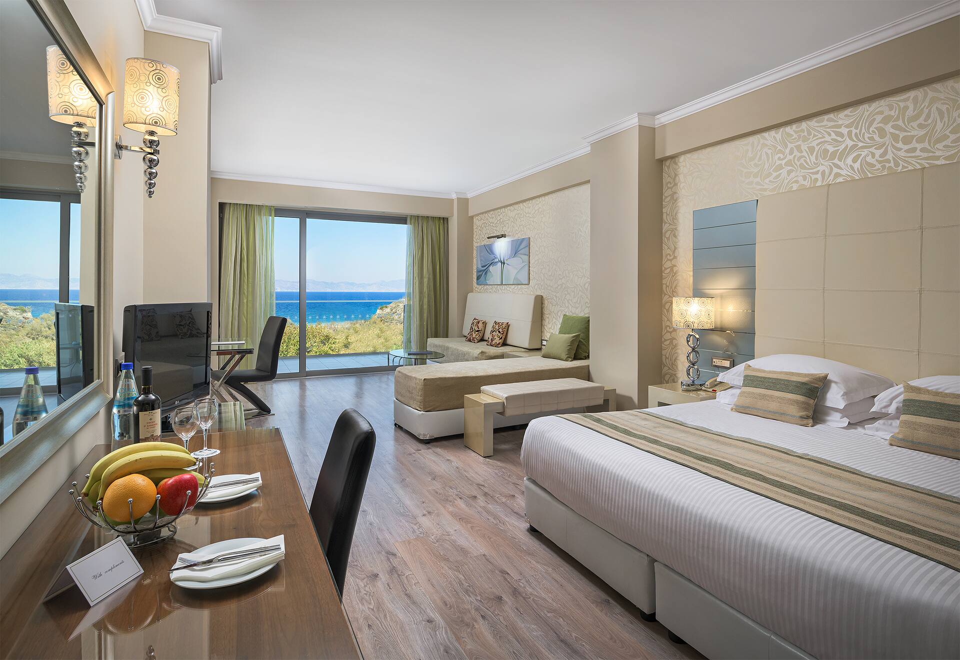 <p>Deluxe-juniorsviitti, merinäköala</p>