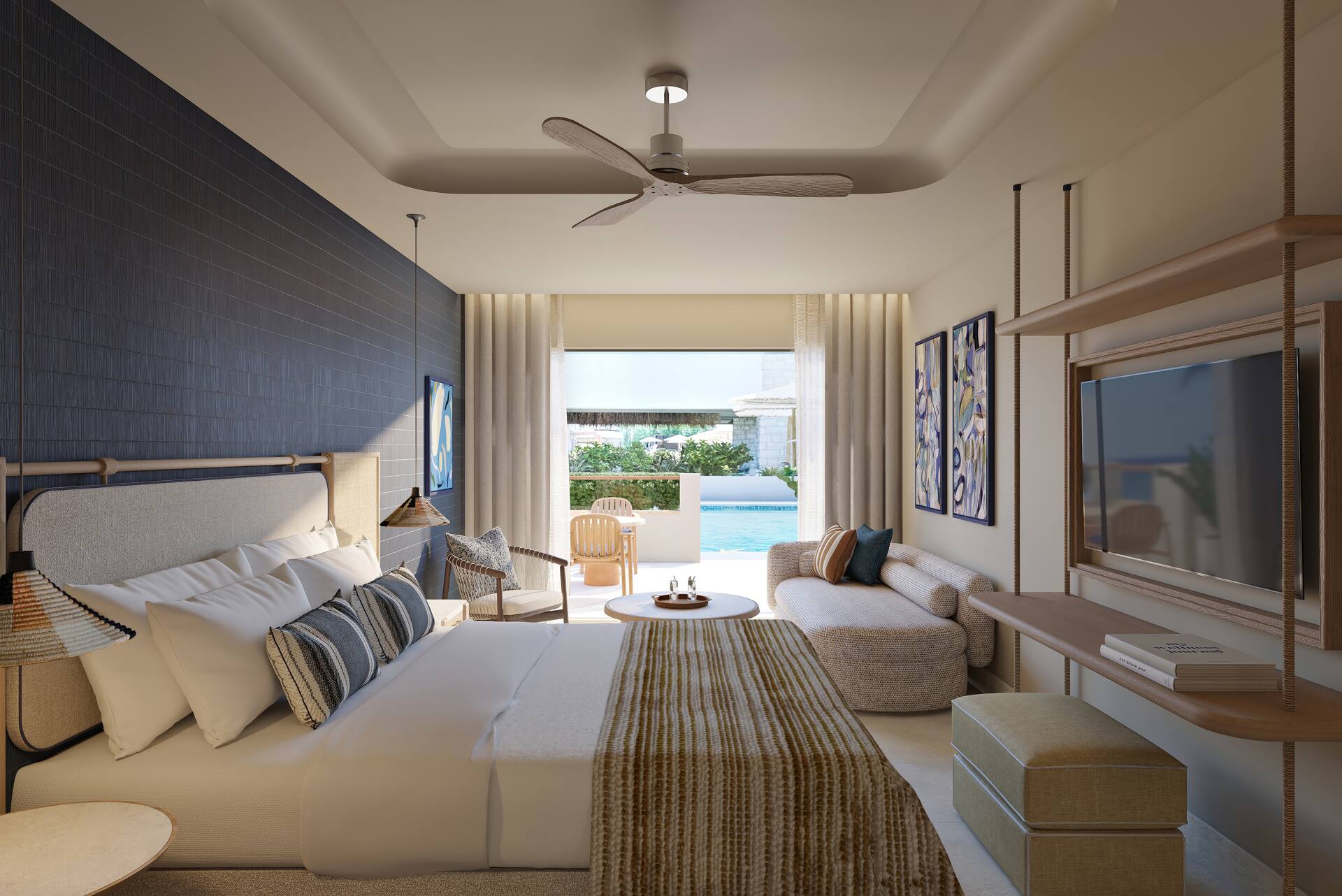 <p>juniorsviitti, terassilta käynti uima-altaaseen</p>