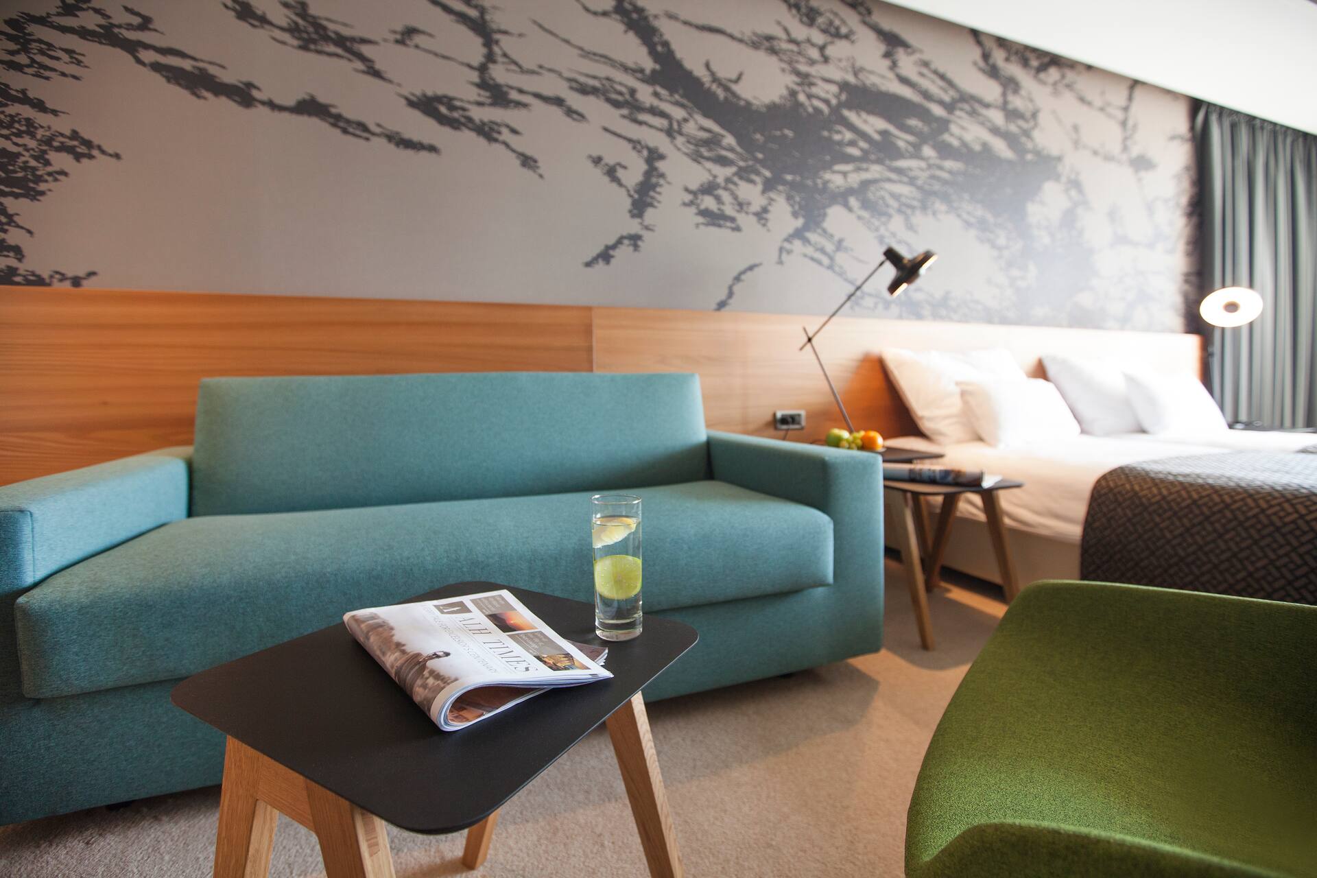 <p>Deluxe-huone, parveke ja merinäköala</p>