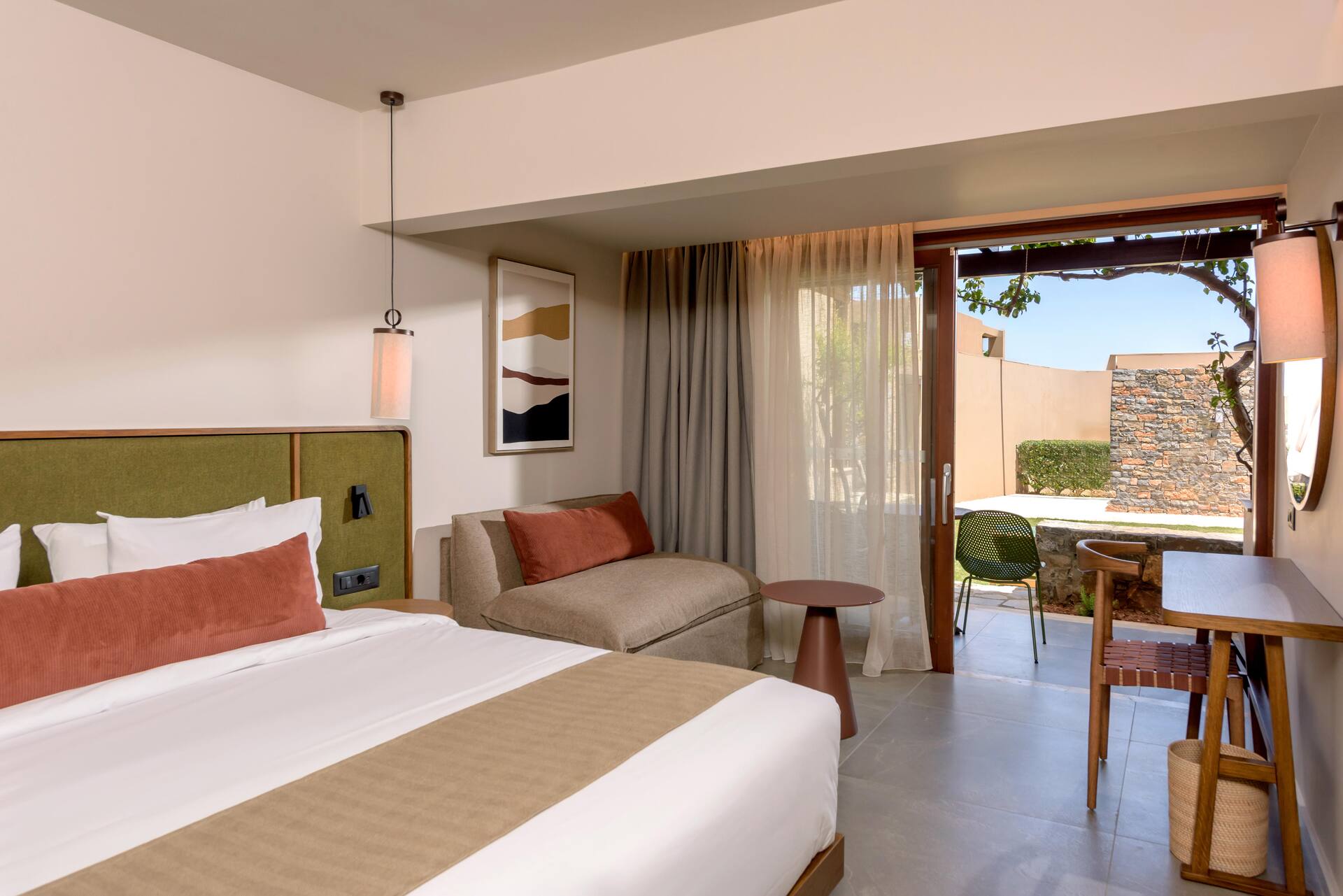 <p>Juniorsviitti, puutarhanäköala</p>