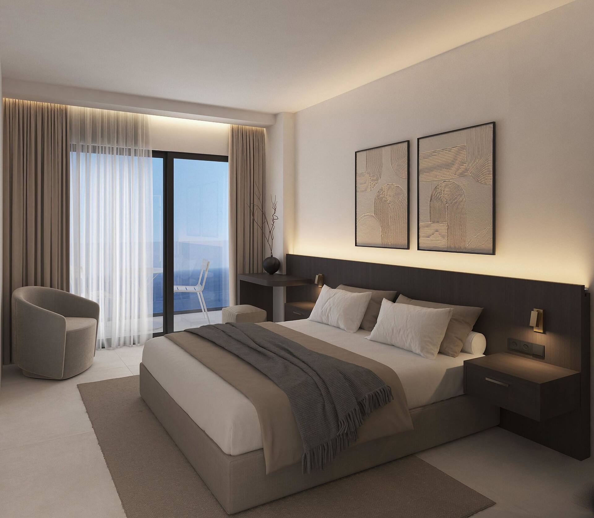 <p>kahden hengen huone, merinäköala (havainnekuva)</p>