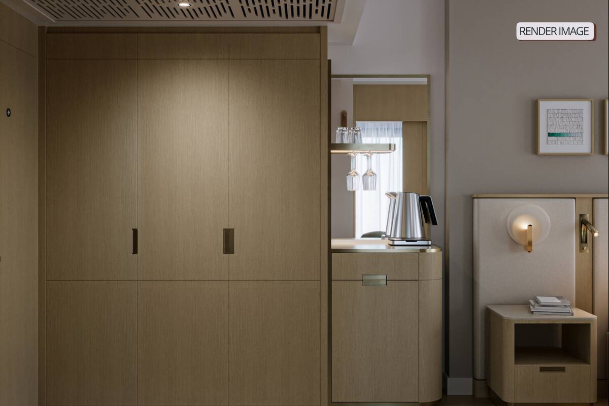 <p>Kahden hengen huone/havainnekuva</p>