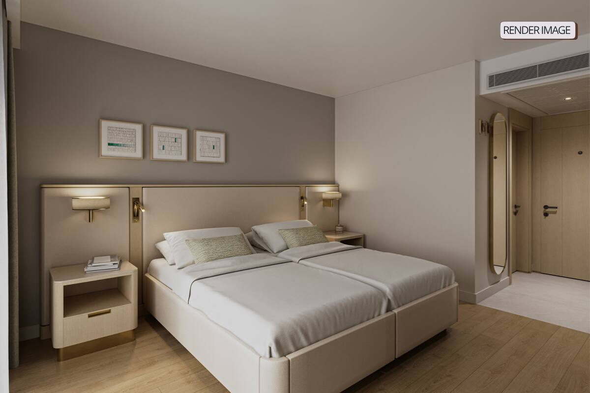 <p>Kahden hengen huone/havainnekuva</p>