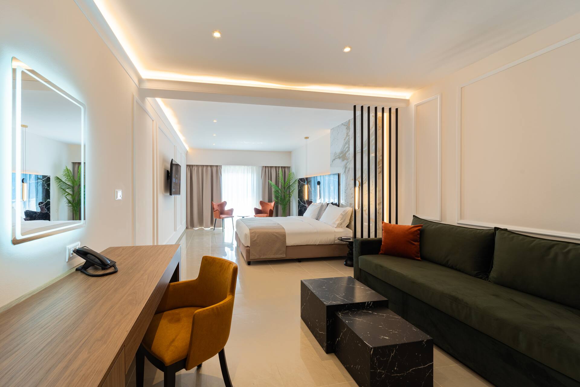 <p>Deluxe Queen -sviitti kolmelle</p>