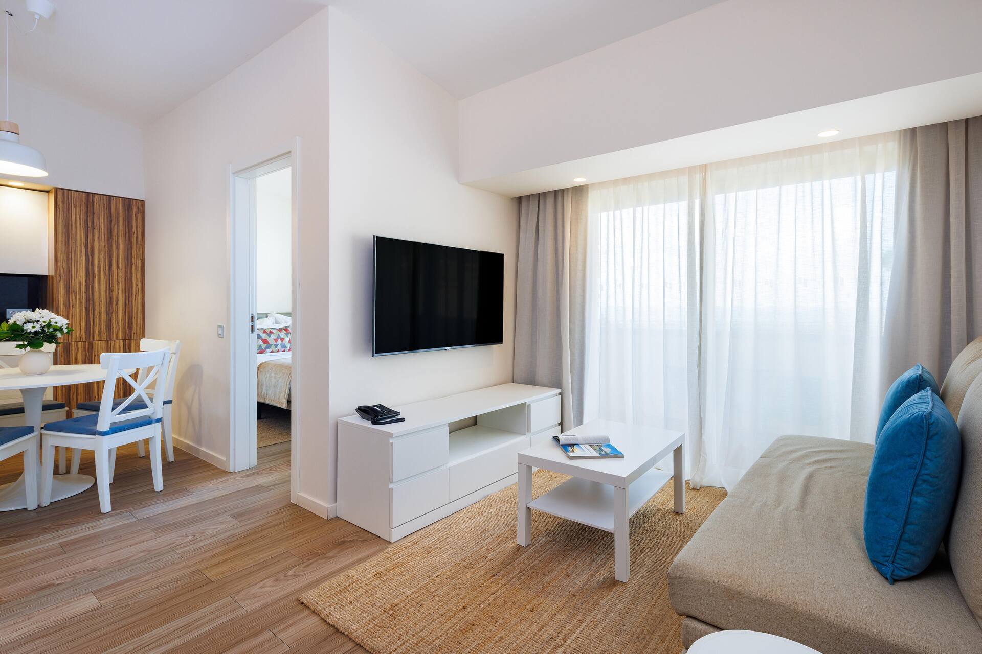 <p>Villa V2 -huoneisto, kaksi makuuhuonetta</p>